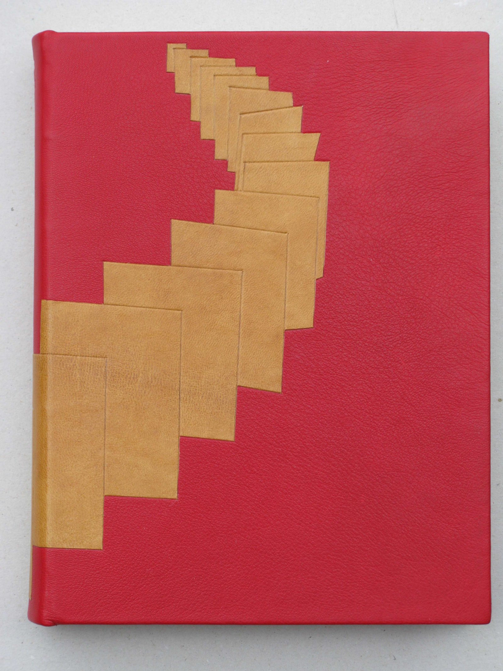 Albert Camus, Carnets, mai 1935–mars 1951. Lithographies originales de Carzou, Paris 1962–1964. Juneća koža, kožni mozaik